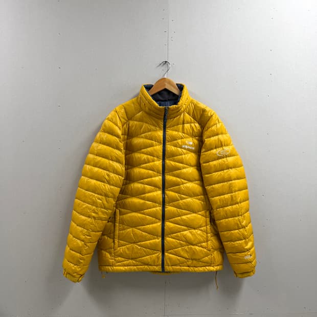 남성 XXL 110 / 아이더 구스다운 경량패딩 옐로우