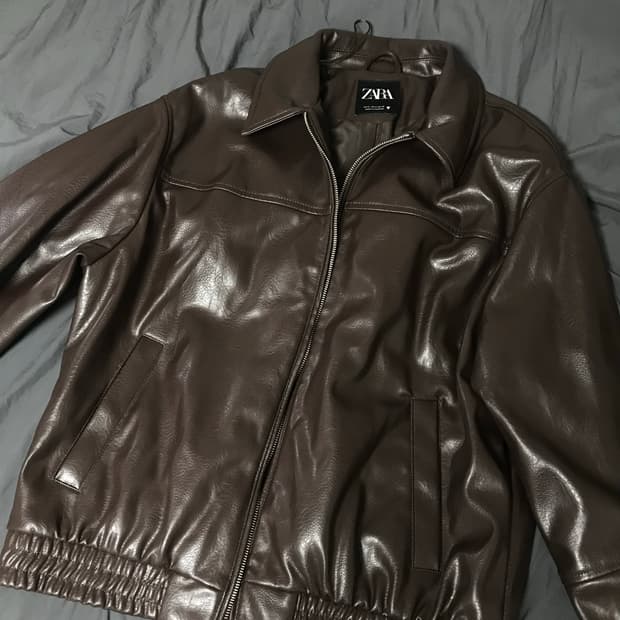 자라 레더자켓