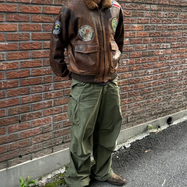 80s Avirex G-1 Flight Jacket