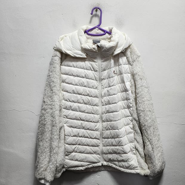 네파 여성용 덕다운 플리스 슬림 패딩점퍼 