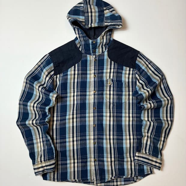 페달레드 PEDALED 00's 재팬 후디 체크 자켓 PN8931