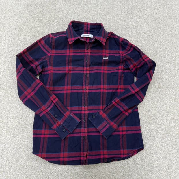 [34] 라코스테 여성 체크셔츠 1229T2