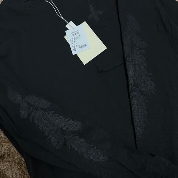 [2] 폴리테루 1011 페더 롱슬리브 블랙