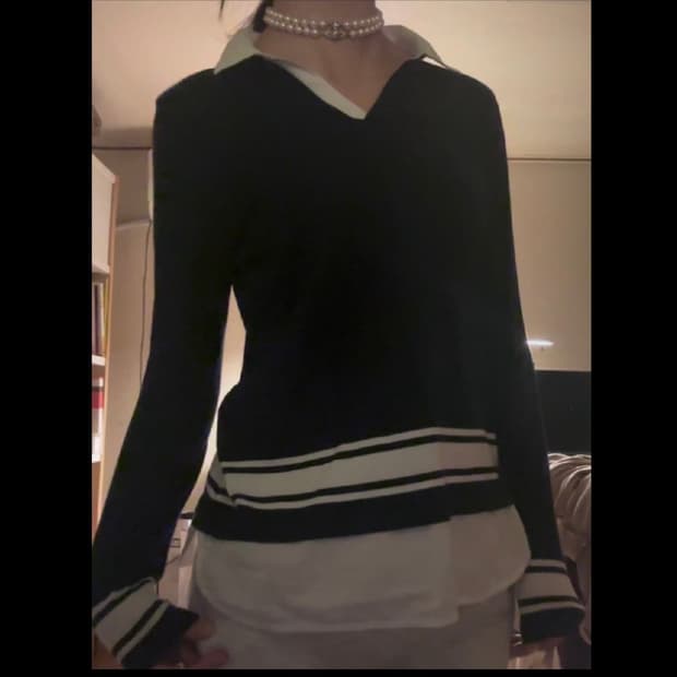 타미힐피거 롱슬리브 긴팔 티셔츠