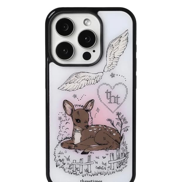 쓰리타임즈 Sleepy bambi iphone case