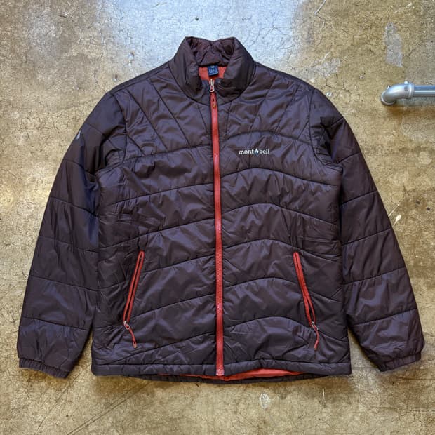 몽벨 montbell 브라운 경량 패딩