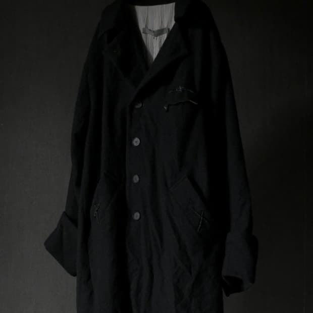 yuta matsuoka long cook jacket black 3