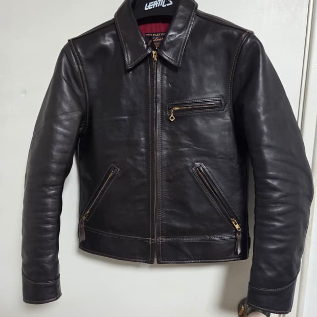 플랫헤드 호스하이드 자켓 36사이즈