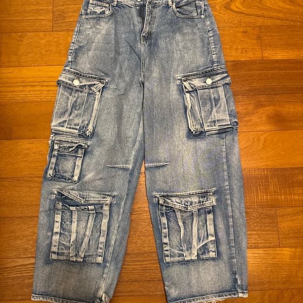 Unusedlab 카고 데님 판매합니다