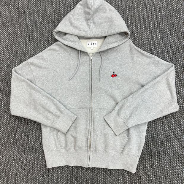 키르시 후드집업 그레이