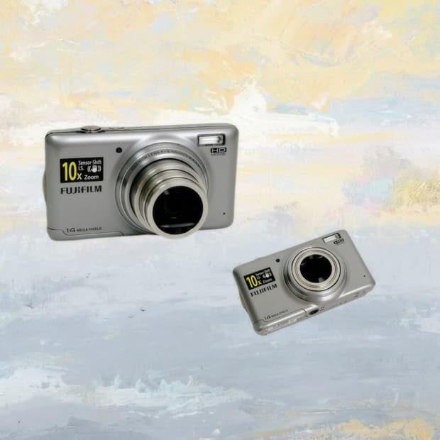굿컨디션/풀박스!) 후지필름 파인픽스 t350 Finepix 빈티지 디카