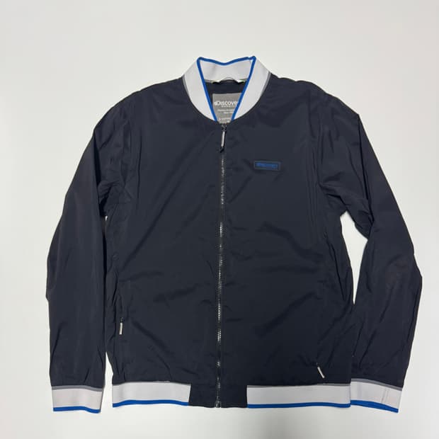 디스커버리 나일론 바람막이 집업 자켓 M