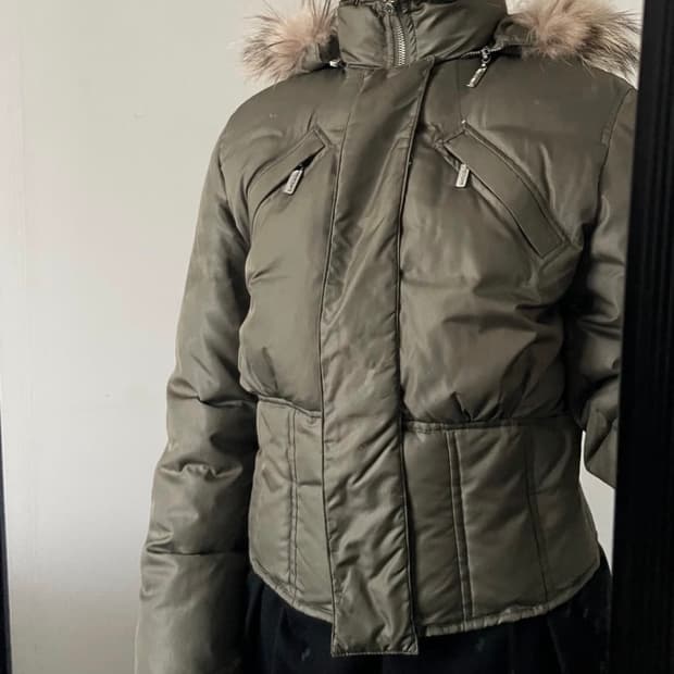 DKNY 퍼 패딩 자켓