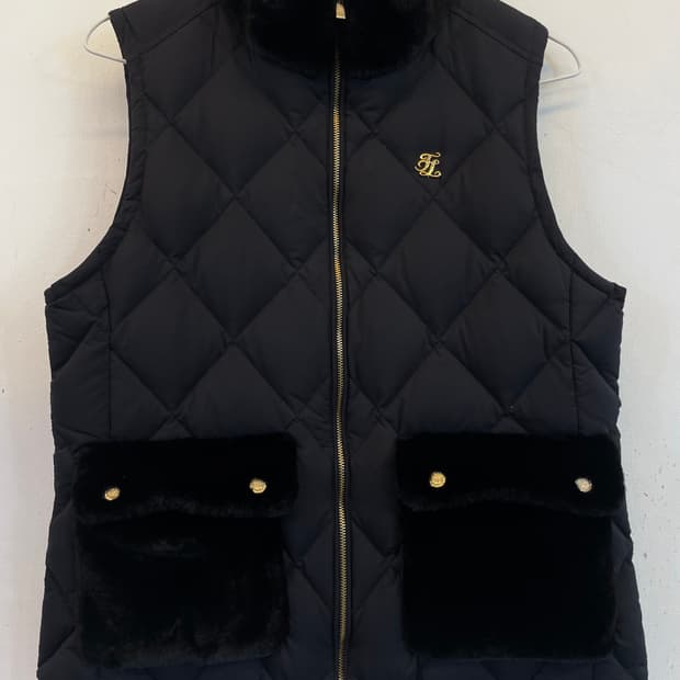 페어라이어 퀼팅 구스다운베스트:) 여성패딩조끼 조끼패딩 골프웨어조끼