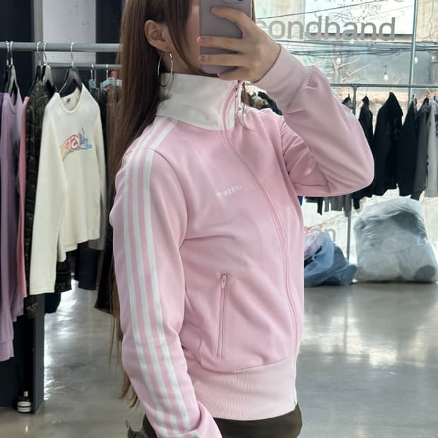 아디다스 베켄바우어 딸기우유 흰핑 져지