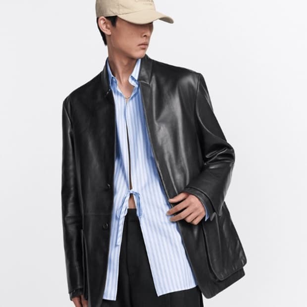 [정해인님 착용] 디올 24fw 포켓 램레더 자켓