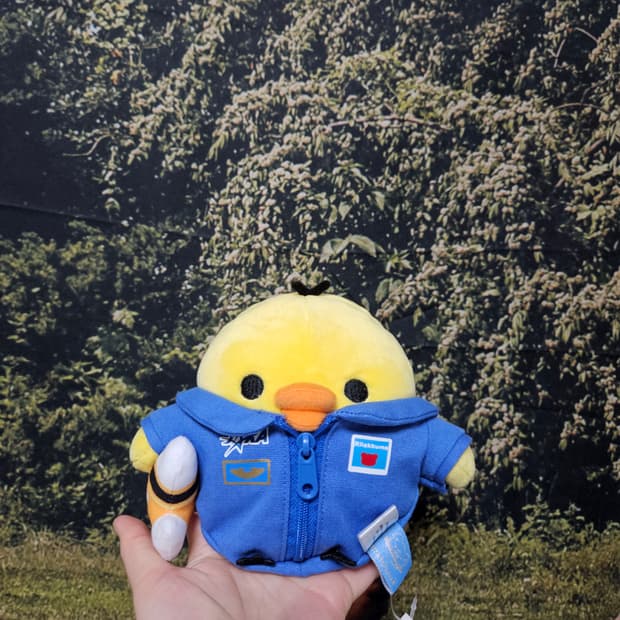 [레어]산엑스 JAXA 콜라보 한정판 키이로이토리 키링