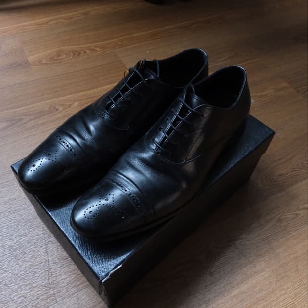 Prada 윙팁 더비 슈즈 9