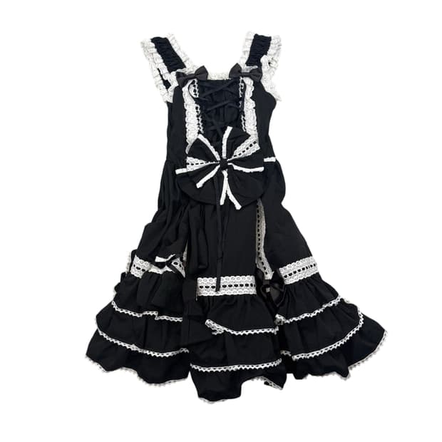 lolita frill ops dress