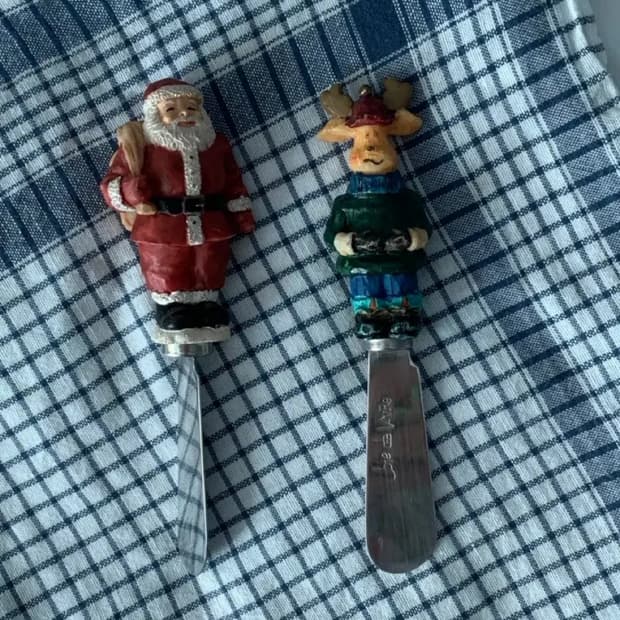 빈티지 크리스마스 스프레더 세트 