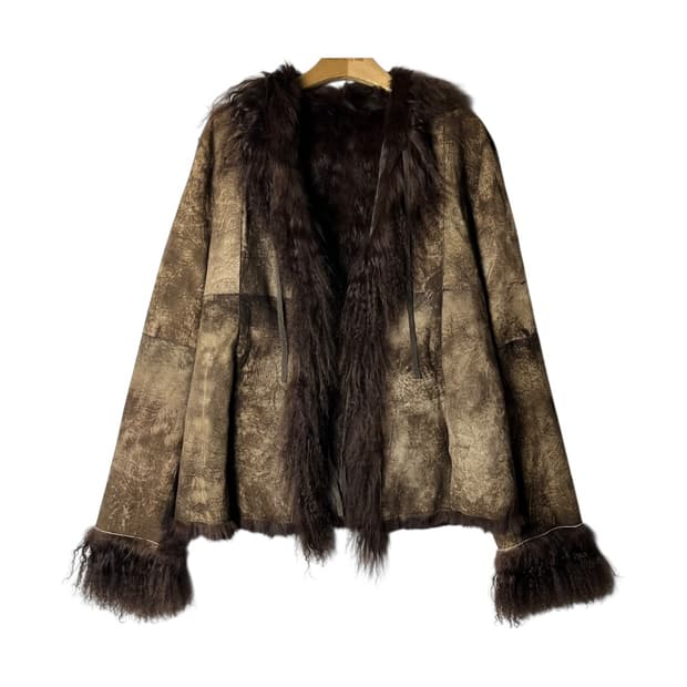 [JPN] 오리엔탈 래빗퍼 레더 자켓