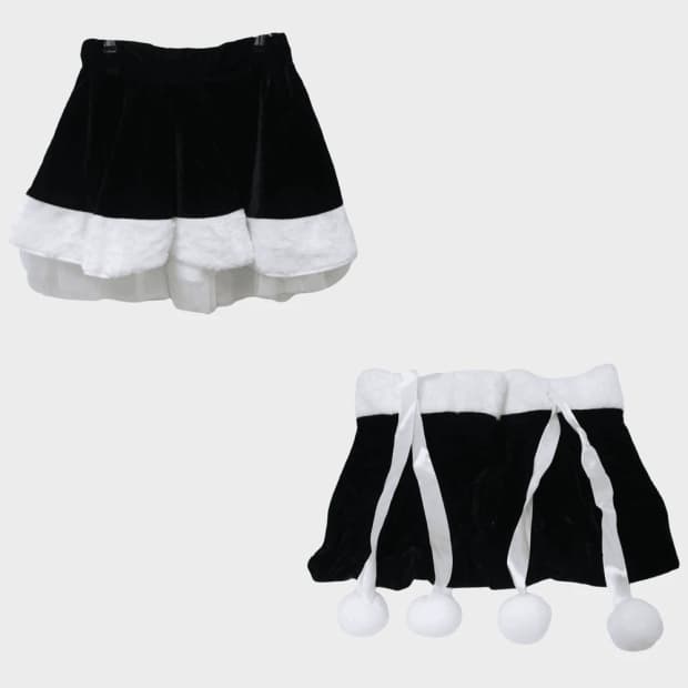 벨벳 스커트 워머 셋업 62180