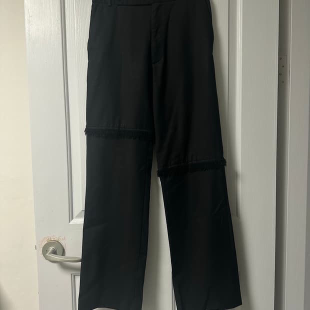 나마체코 18ss 프린지 울팬츠