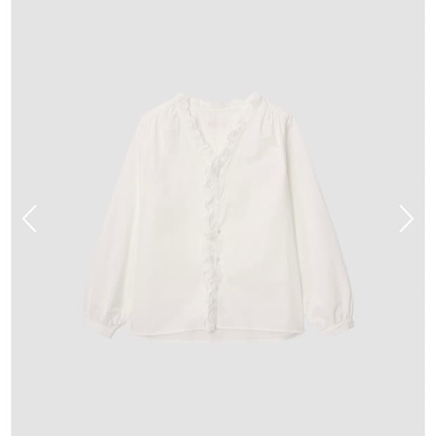 쏘딩키브레드 Rosalie White Blouse