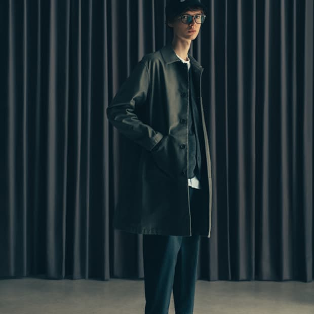 소프넷 SOPHNET. 워시드 워커 코트 블랙 M