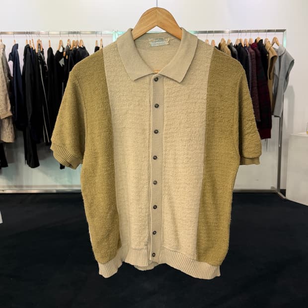 [M] 90s 칼라일 스포츠웨어 버진울 가디건