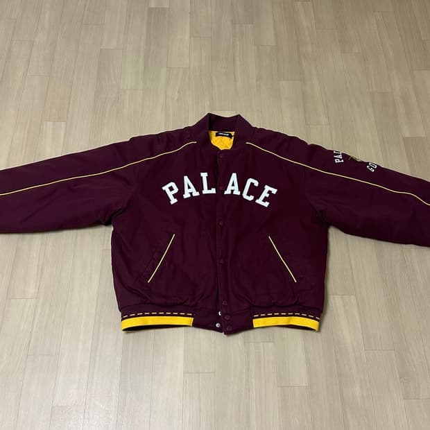 [XL] 팔라스 고트 바시티 자켓 버건디