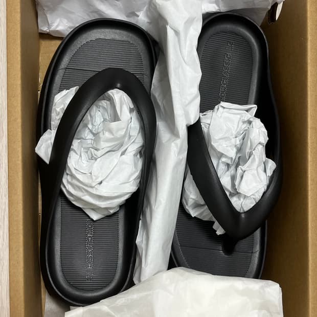 로우클래식 플립플랍 쪼리 블랙