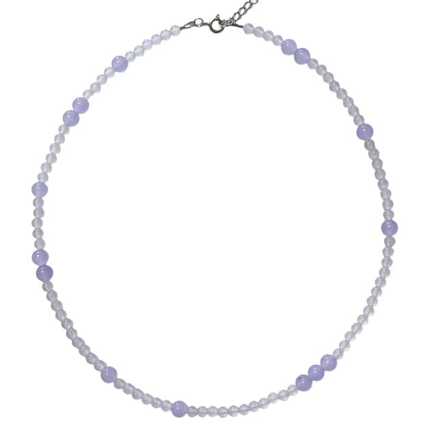 Bubble necklace - lavender