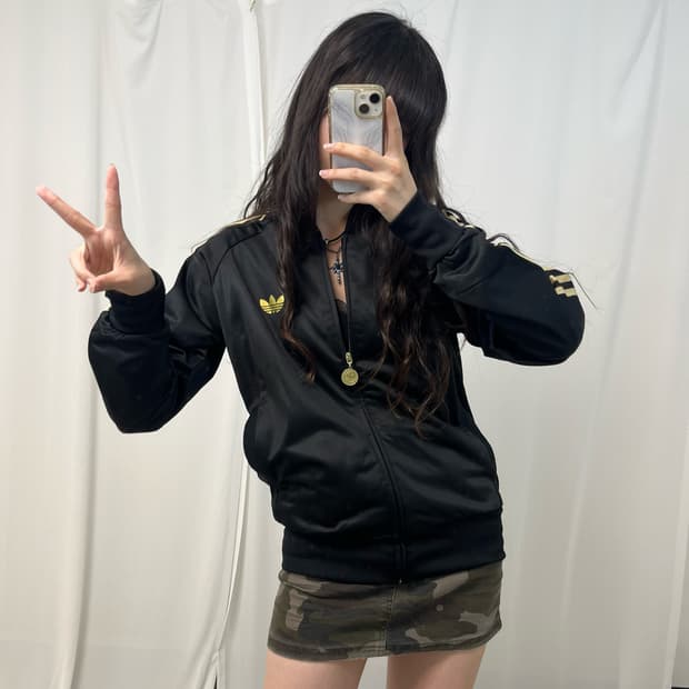 Adidas black gold Olympiad jersey