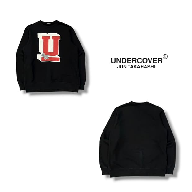  언더커버 U 테디베어 맨투맨 y14068