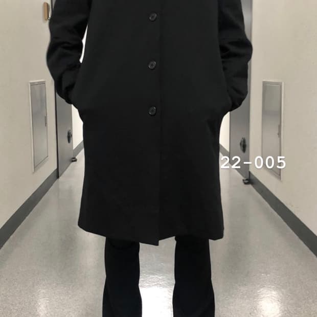지초이컴포트 22-005 코트 블랙 사이즈2