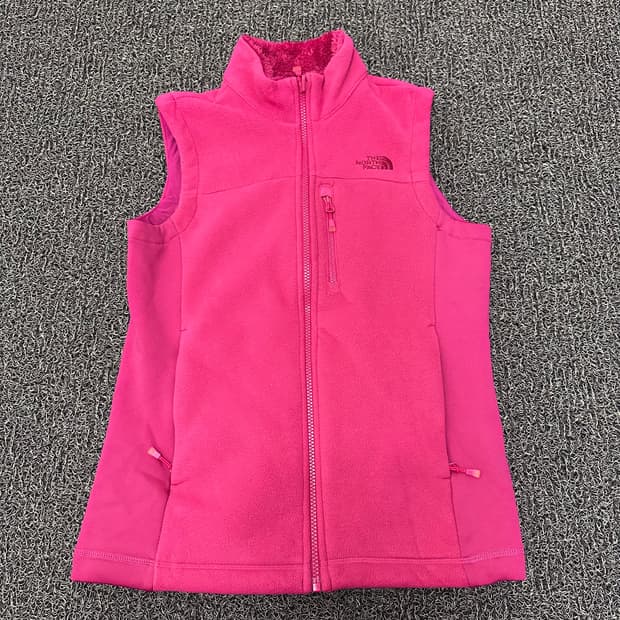 노스페이스 여성 기모 털 등산복 조끼 집업 자켓 85(S)