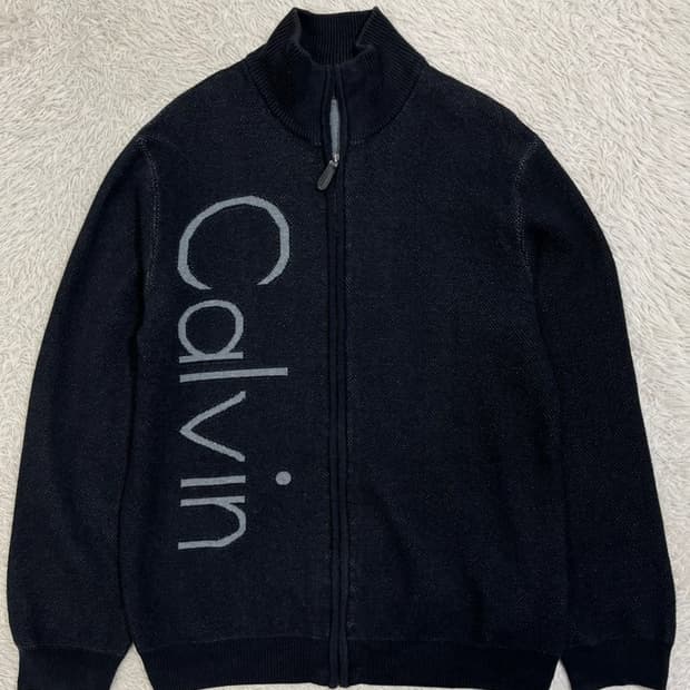 캘빈클라인 집업 니트 가디건/#2785