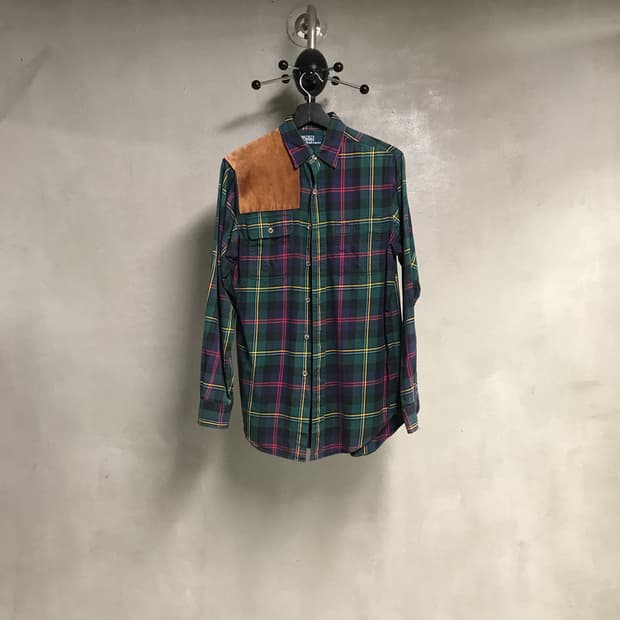 폴로 랄프로렌 체크 셔츠 S