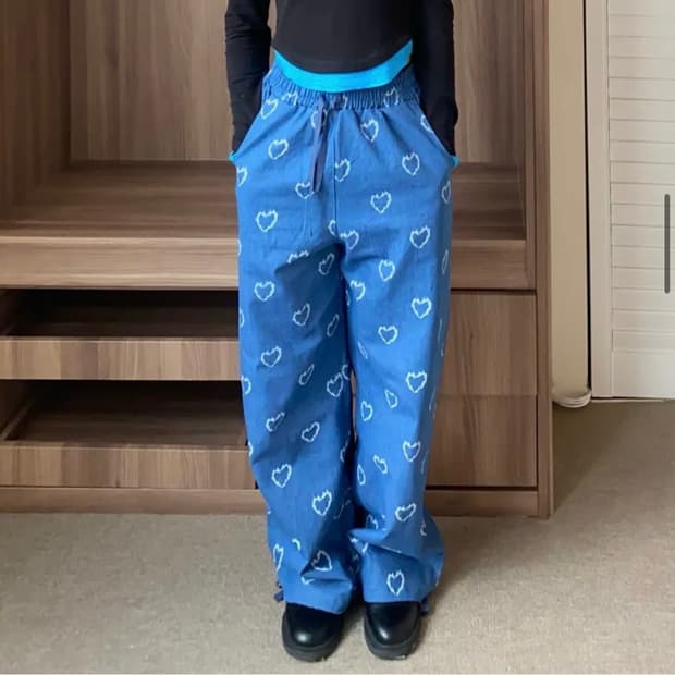 Wondervisitor 하트팬츠 1회착용 free size