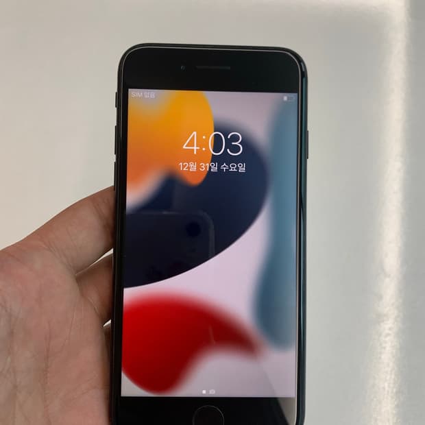 아이폰7매트블랙 32GB 카메라무음
