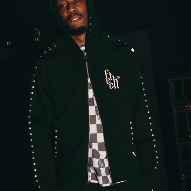 FETCH 페치 스터드 후드집업 M