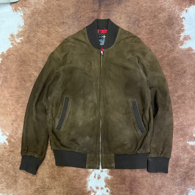 90's vintage leather jacket