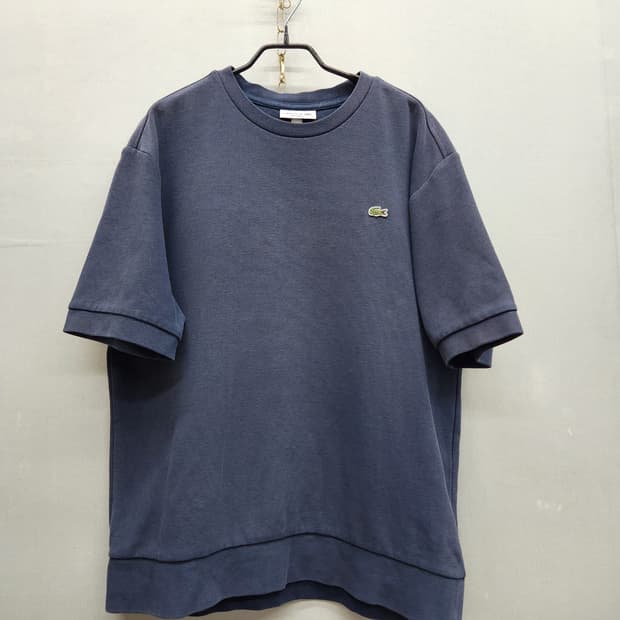 라코스테 로고 맨투맨 반팔티 M(L)