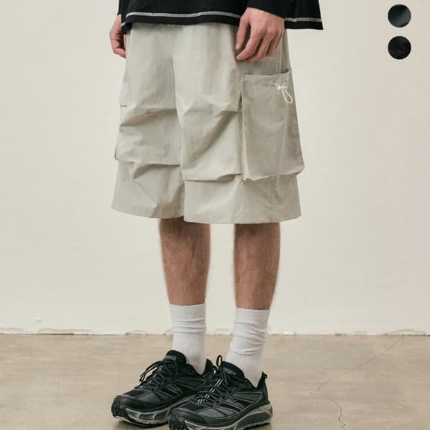 (새상품) 커스텀어클락 나일론 카고팬츠 XL