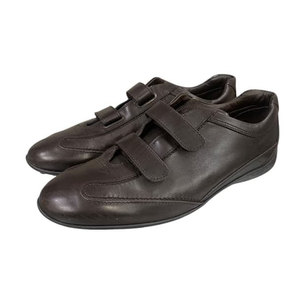 토즈 레더 더블 벨크로 드라이빙 슈즈 브라운 8(270) (gr-3309