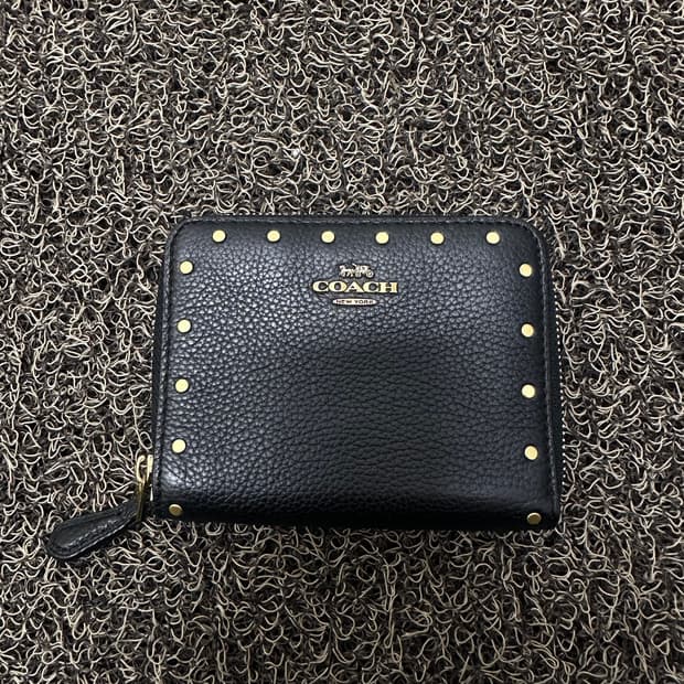 COACH 코치 반지갑 블랙