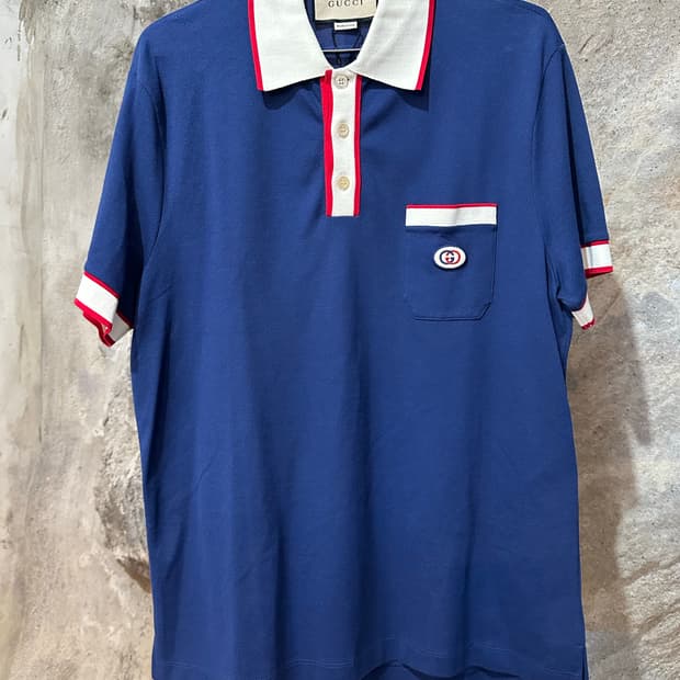 구찌 인터로킹 pk 폴로 셔츠