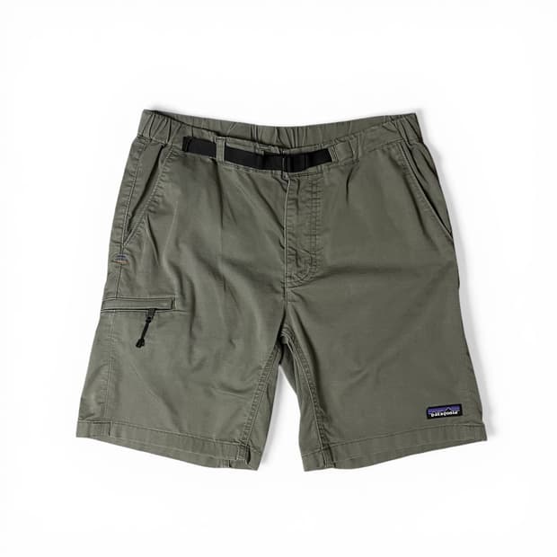 (32) 파타고니아 카키그레이 벨트 포인트 하프 팬츠 M
