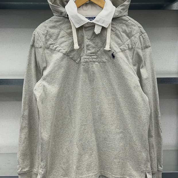 (L)90'S 폴로 후드 럭비티-M1618